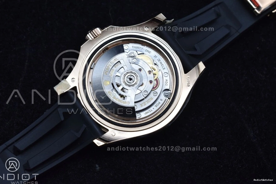 126655 ARF 1:1 WrinkleFree on Best Oysterflex 1203 Strap VR3235 (Gain Edition Yacht-Master Weight) 0319